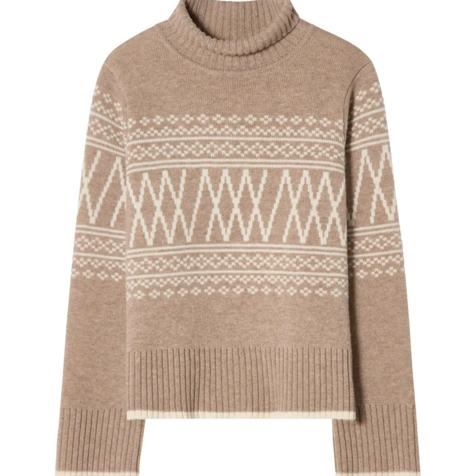 We Norwegians Pullover & Hoodies|Alltagsbekleidung-- Women's Setesdal Pullover - Merinopullover Sand