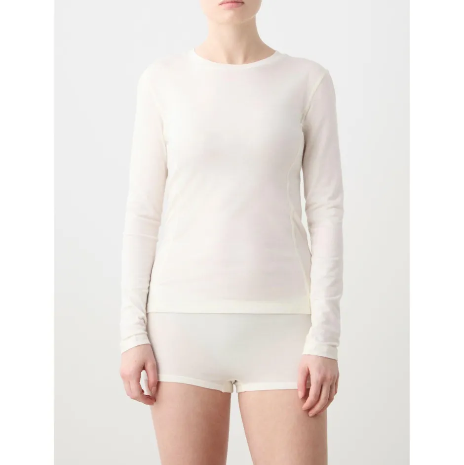 We Norwegians Skibekleidung|Merinounterwäsche-- Women's Snø Crewneck - Merinolongsleeve