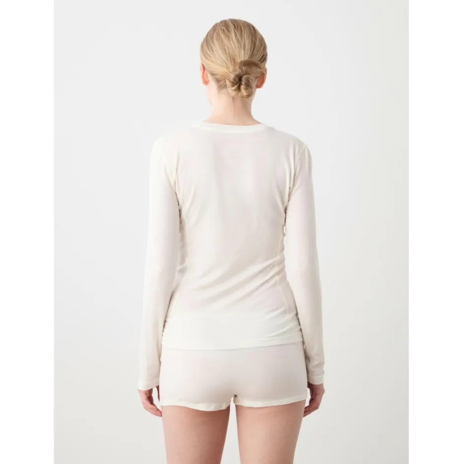 We Norwegians Skibekleidung|Merinounterwäsche-- Women's Snø Crewneck - Merinolongsleeve