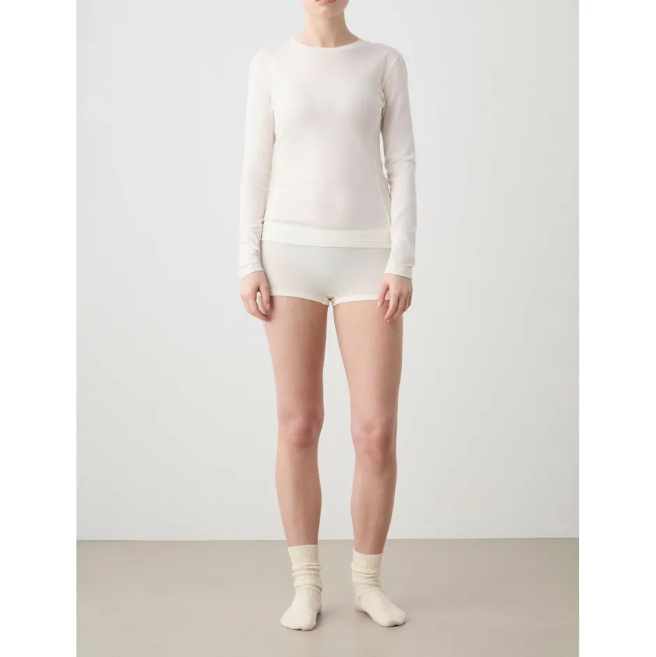 We Norwegians Skibekleidung|Merinounterwäsche-- Women's Snø Crewneck - Merinolongsleeve