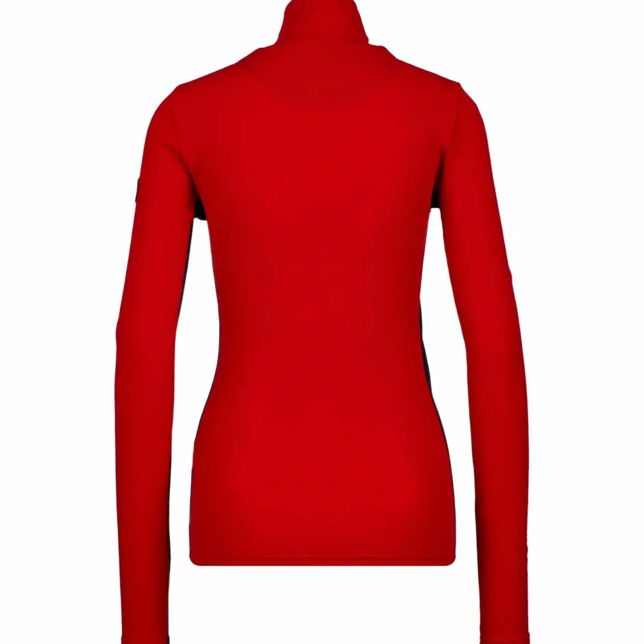We Norwegians Skibekleidung|Merinounterwäsche-- Women's Tryvann Colblock Zipup - Merinounterwäsche