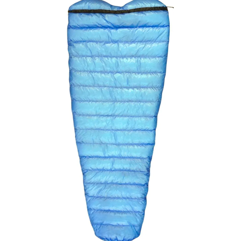 Western Mountaineering - NanoLite - Daunenschlafsack Sky Blue / Black