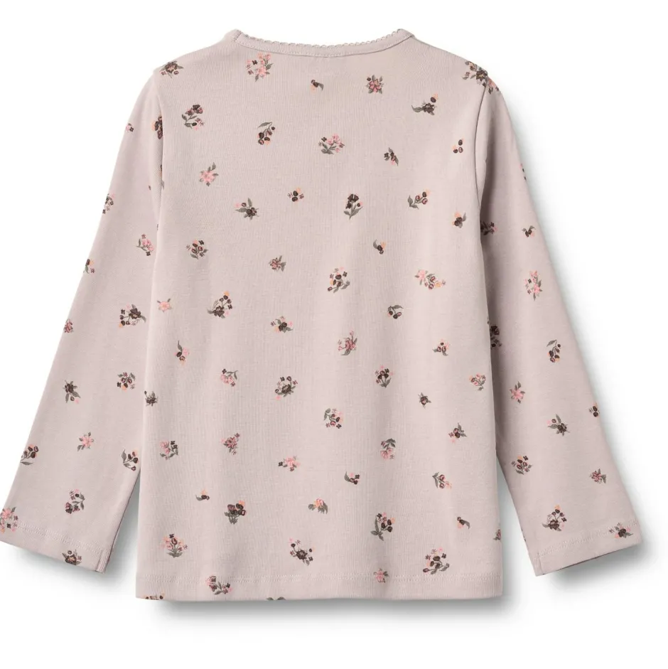 WHEAT Unterwäsche|Alltagsbekleidung-- Kid's Picoting Mila - Schlafanzug Soft Lilac Flowers