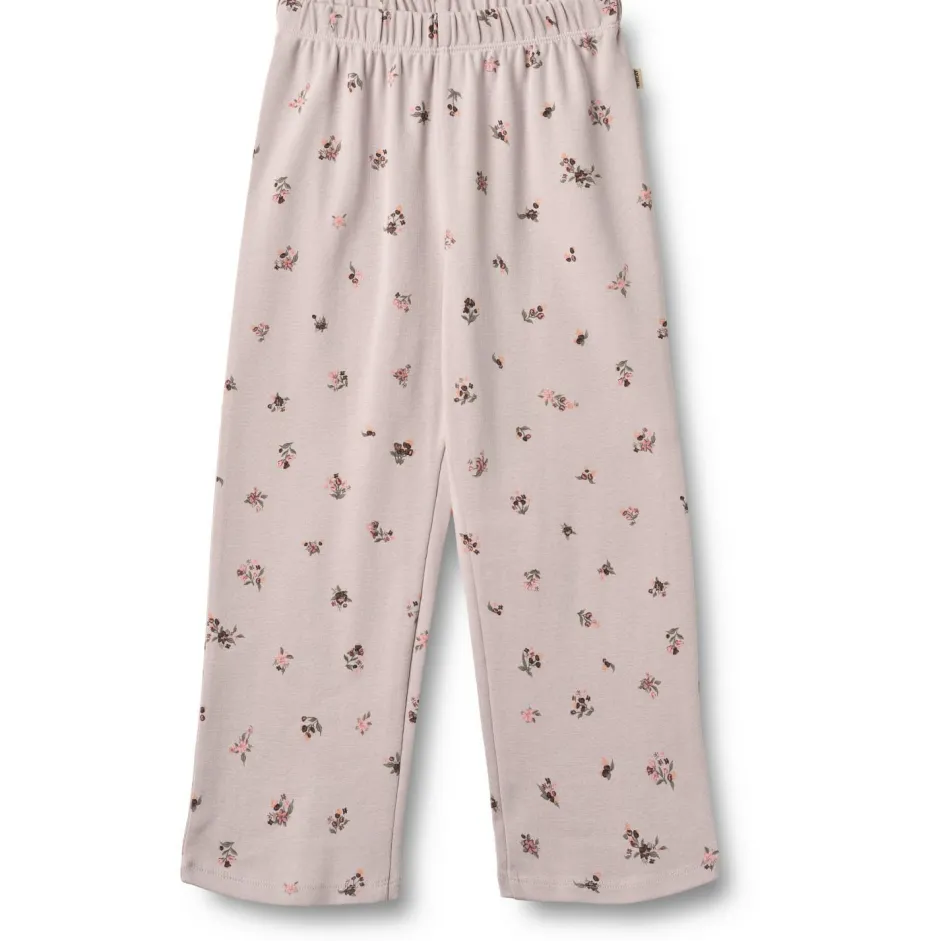 WHEAT Unterwäsche|Alltagsbekleidung-- Kid's Picoting Mila - Schlafanzug Soft Lilac Flowers