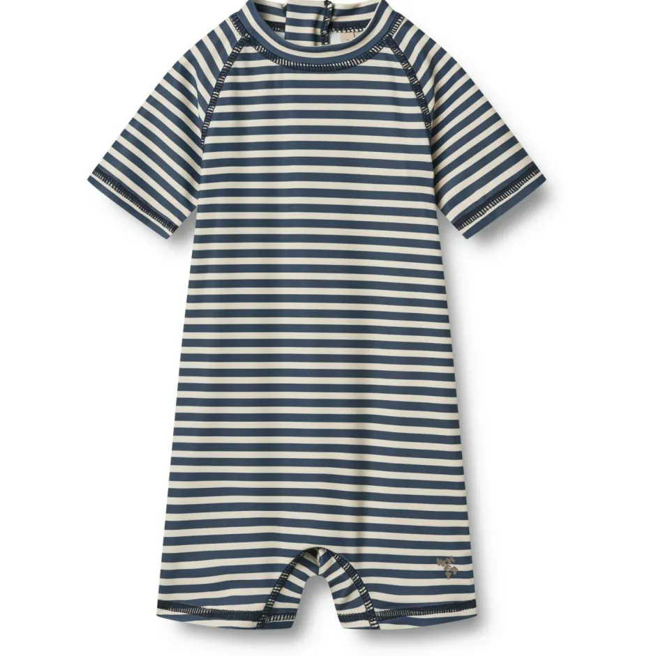 WHEAT - Kid's Swimsuit S/S Cas - Lycra