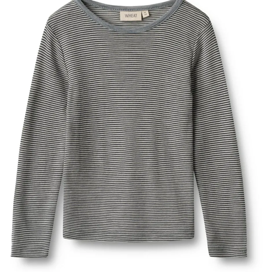 WHEAT Merinounterwäsche|Skiunterwäsche-- Kid's Wool T-Shirt L/S Alfie - Merinounterwäsche