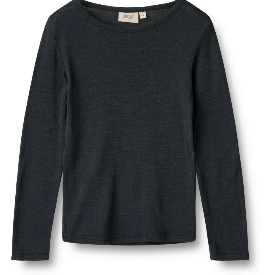 WHEAT Merinounterwäsche|Skiunterwäsche-- Kid's Wool T-Shirt L/S Alfie - Merinounterwäsche