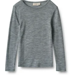 WHEAT Merinounterwäsche|Skiunterwäsche-- Kid's Wool T-Shirt L/S Alfie - Merinounterwäsche