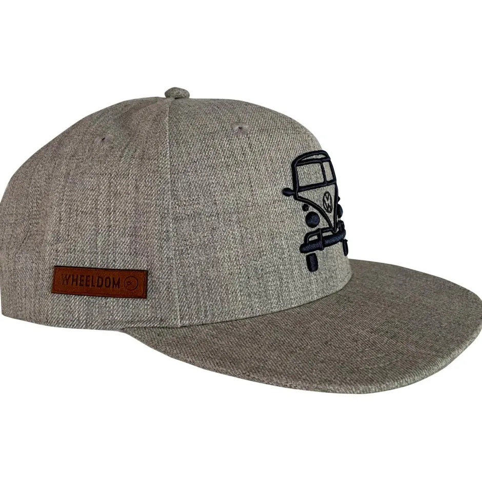 Wheeldom Caps|Kopfbedeckungen-- Geradenoch - Cap Grey Melange