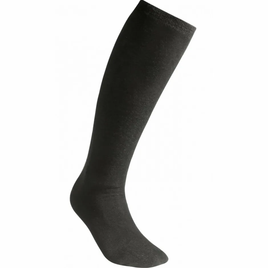 Woolpower Wandersocken|Merinosocken-- Liner Knee-High - Wandersocken Black