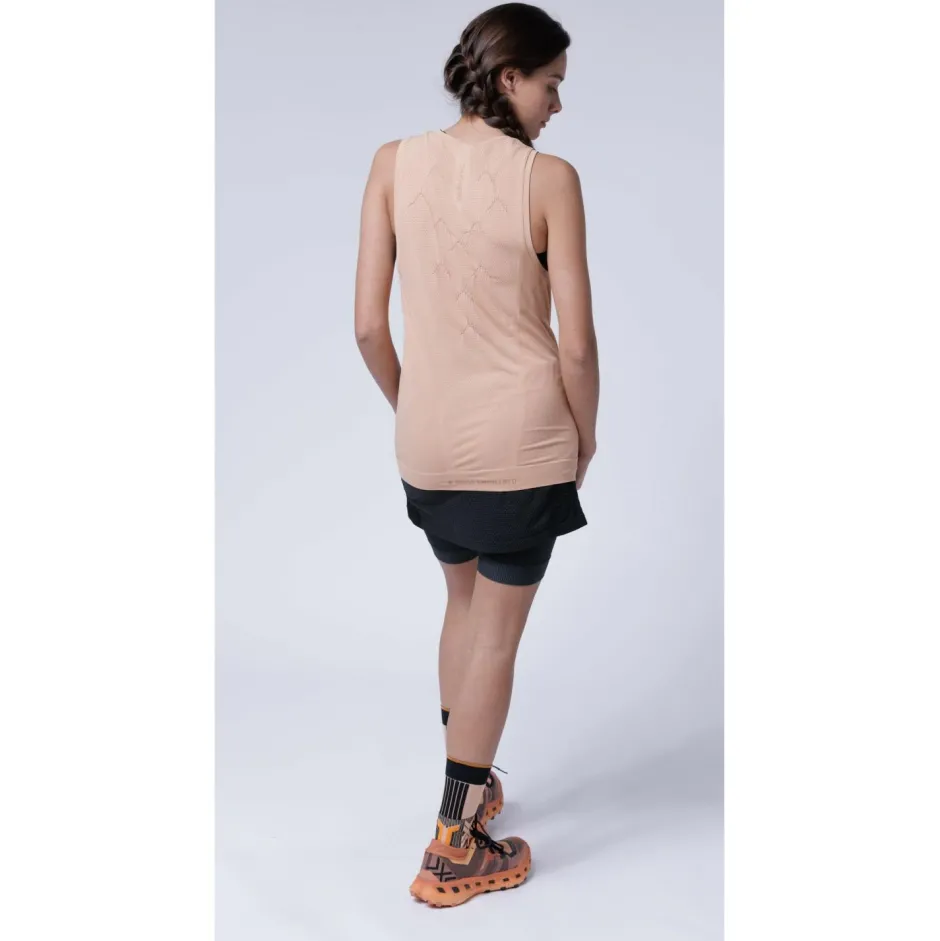 X-Bionic Laufbekleidung|Shirts, Hemden & Longsleeves-- Women's Xceed Run Tank Top - Laufshirt Fresh Peach / Dusty Rose