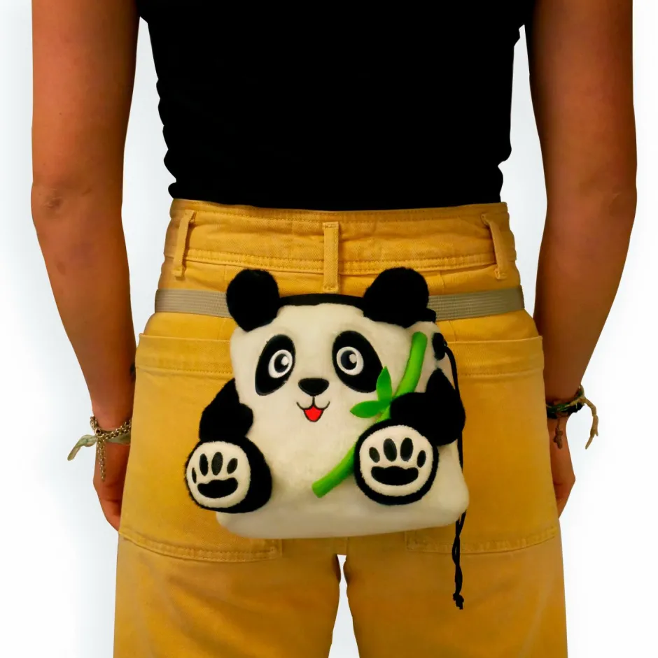 YY Vertical Kletter- & Boulderzubehör|Chalkbags-- Chalkbag Panda - Chalkbag White / Black