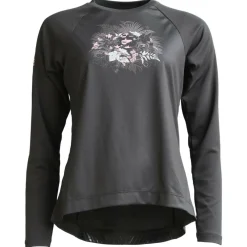 Zimtstern - Women's Braapz Shirt Print L/S - Radtrikot Pirate Black Online