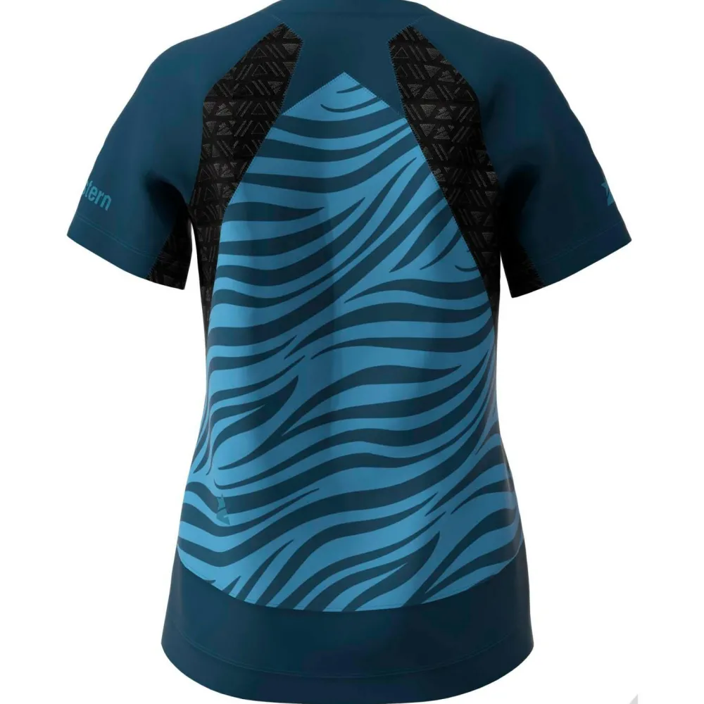 Zimtstern - Women's Techzonez Shirt S/S - Radtrikot Blush / Pirate Black New
